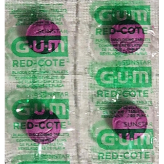 GUM Red Cote 4 Stck- Plaque Einfrbetabletten