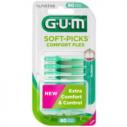 GUM SOFT-PICKS Comfort Flex Regular / Medium 80 Stück...