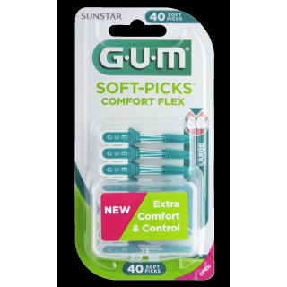GUM SOFT-PICKS Comfort Flex -  Large 40 Stück ( 1,3 - 1,5mm)