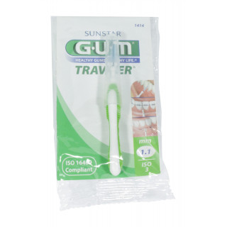 GUM TRAV-LER 1,1mm - hellgrün 6 Stück einzeln verpackt