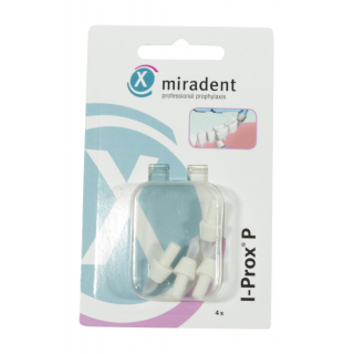 Miradent I Prox P 4 Ersatzbürsten für den Sulkusbürstenhalter / Einbüschelbürsten