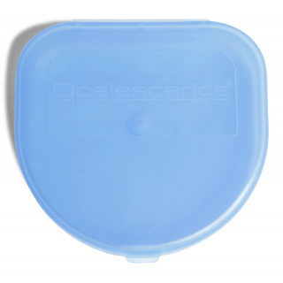 Opalescence Aufbewahrungsdose flach hellblau