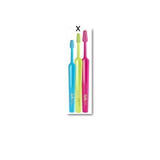 TePe Select Compact Zahnbürste X-Soft Borsten - kleiner kompakter Bürstenkopf extra weich