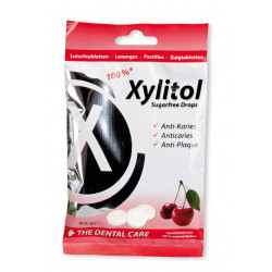 Xylitol Drops Zuckerfrei 60g Geschmack Kirsche
