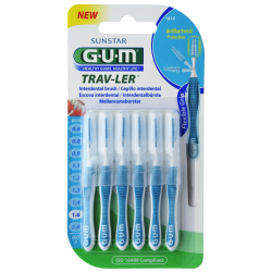GUM TRAV-LER 1,6mm trkis 6 Stck im Blister