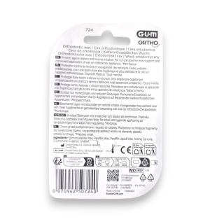 GUM Ortho Wachs 5 Stangen