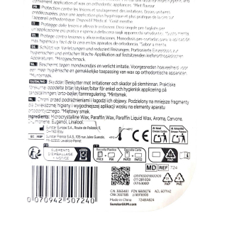 GUM Ortho Wachs 5 Stangen