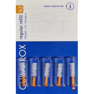 Curaprox Interdenalbürsten CPS 14 z regular refill orange (1,5mm bis 5,0mm)
