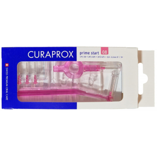 Curaprox Prime Plus Starter Set - CPS 08 pink -0,8 mm -3,2 mm