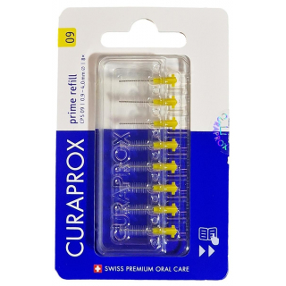 Curaprox Interdentalbürsten CPS 09 gelb -Prime refill (0,9mm - 4,0mm)  - 8 Stück