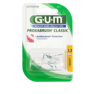 GUM Proxabrush Classic 1,3mm  gelb - Tanne 8 Stück