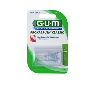 GUM Proxabrush Classic 1,1mm hellgrün - Tanne 8 Stück