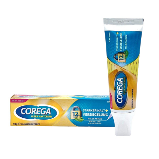 Corega Ultra Haftcreme - Starker Halt + Versiegelung...