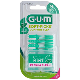 GUM SOFT-PICKS comfort flex medium 80 Stück cool mint