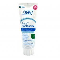 TePe Pure Zahnpasta Geschmacksneutral  75ml mit Fluorid