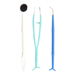 Einmalbehandlungs Set - Variator Dental Kit - Sonde, Spiegel und Pinzette
