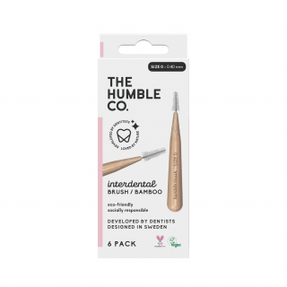 Humble Interdentalbrste Bambus Gre 0 (0,4 mm) Lila