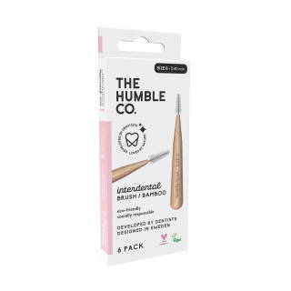 Humble Interdentalbrste Bambus Gre 0 (0,4 mm) Lila