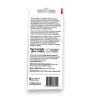 Humble Interdentalbrste Bambus Gre 2 (0,5 mm) Rot