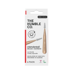 Humble Interdentalbrste Bambus Gre 2 (0,5 mm) Rot