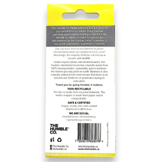 Humble Interdentalbrste Bambus Gre 4 (0,7 mm) Gelb