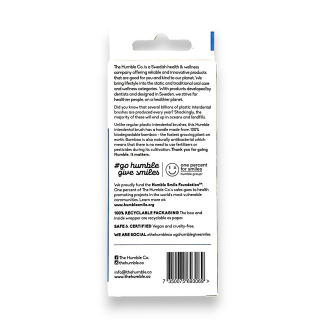 Humble Interdentalbrste Bambus Gre 3 (0,6 mm) Blau