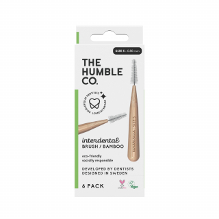Humble Interdentalbrste Bambus Gre 5 (0,8 mm) Grn