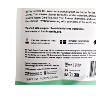 Humble Floss Picks, Minze 50 St�ck