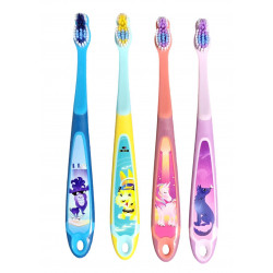Jordan Kinderzahnb�rste Step 3 M�dchen und Jungenfarben