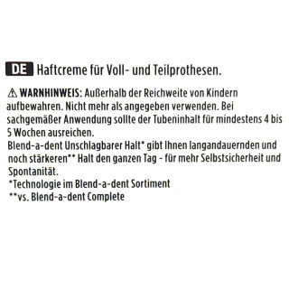 Blend-a-dent Haftcreme Premium Plus - neutral