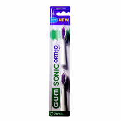 GUM Sonic Ortho soft - 2 Ersatzbrsten