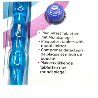 Miradent Mira Plaque Check Set - Blau transparent