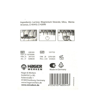 Miradent Mira Plaque Check Set - Blau transparent