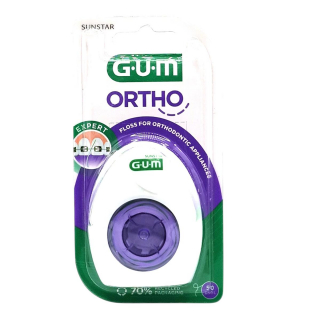 GUM Ortho Floss Zahnseide - 50 Stck