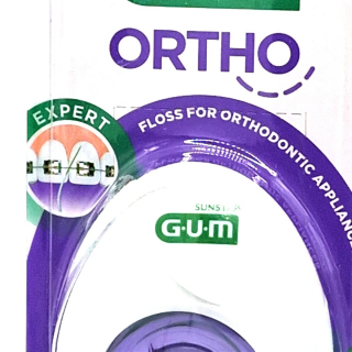 GUM Ortho Floss Zahnseide - 50 Stck