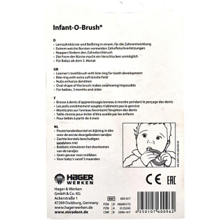 Miradent Lernzahnbrste-  Infant O-Brush Gelb