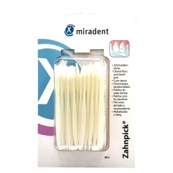 Miradent Zahnseidesticks - Tandenstockers White 30 Stck