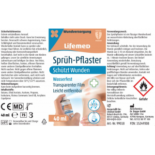 Lifemed Spr�hpflaster