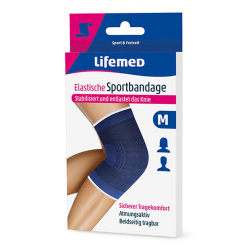 Lifemed Sportbandage Kniest�tze elastisch Gr��e M