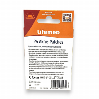 Lifemed Akne 24 Patches trasparent 3 Gr��en