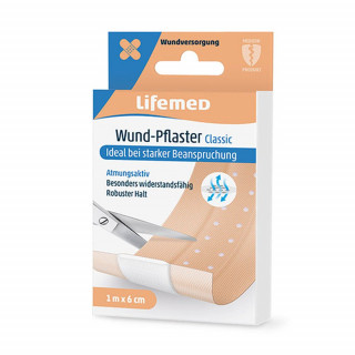 Lifemed Wundpflaster Classic 1 m x 6 cm