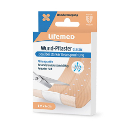 Lifemed Wundpflaster Classic 1 m x 6 cm