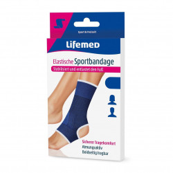 Lifemed Sportbandage Fu�gelenkschutz elastisch Gr��e S