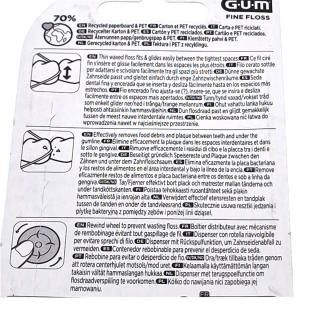 2x GUM Fine Floss Zahnseide 2x 55m