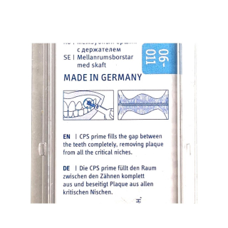 Curaprox Prime Plus Handy Holder 409 mit CPS Brsten 0,6mm bis 5,0mm.