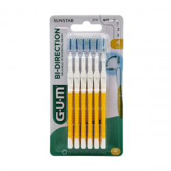 GUM Bi-Direction Gelb 1,4mm 6 Stck