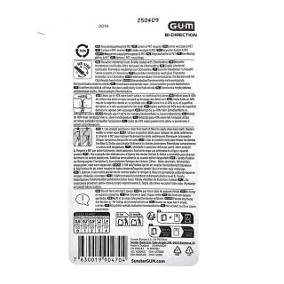 GUM Bi-Direction Interdentalbrsten - Hellblau 0,6mm - 6 Stck