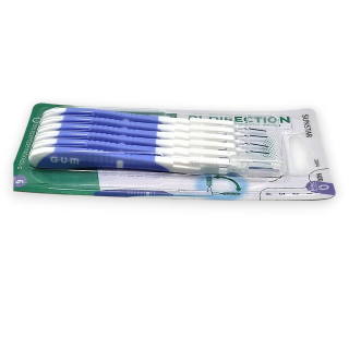 GUM Bi-Direction Interdentalbrsten - Hellblau 0,6mm - 6 Stck