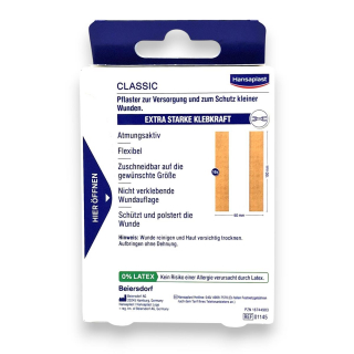 Hansaplast Classic 1 m  6 cm braun