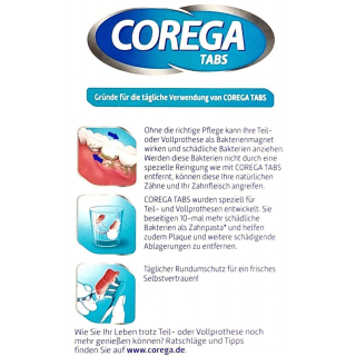 Corega Intensiv Prothesenreiniger Taps 108 St�ck